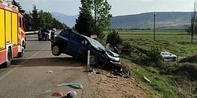 Isparta'da otomobilin çarptığı trafik polisi şehit oldu