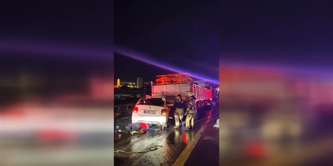 Büyükçekmece'de trafik kazasında 1 kişi öldü, 2 kişi yaralandı