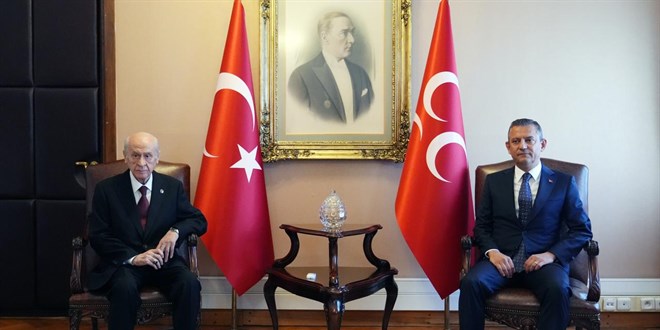 CHP Genel Başkanı Özel, MHP Genel Başkanı Bahçeli'yi ziyaret etti
