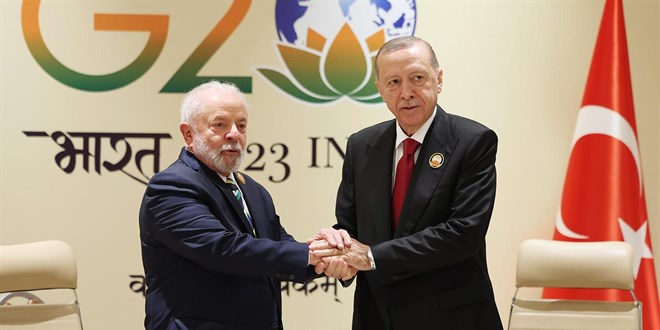 Cumhurbaşkanı Erdoğan Brezilyalı mevkidaşıyla görüştü