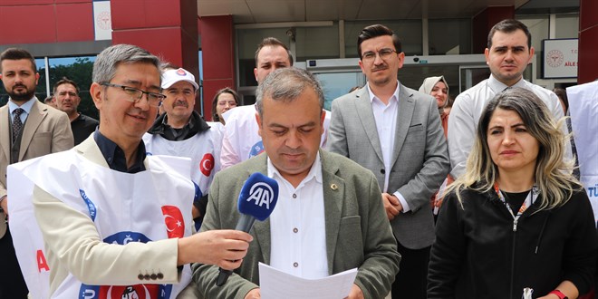 Ktahya'da hasta yaknnn hemireyi darbettii iddias