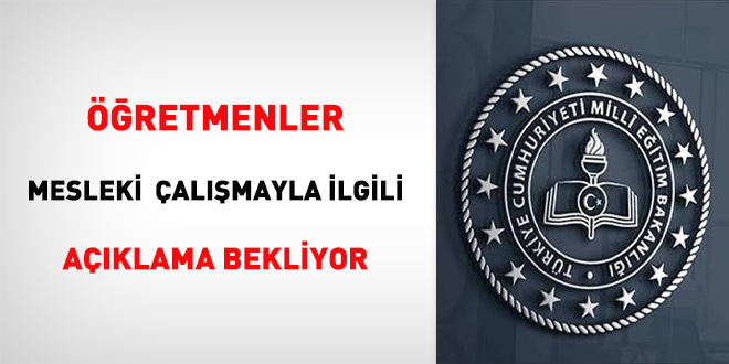Öğretmenlerin Haziran ayı Mesleki Çalışmalarıyla ilgili açıklama yapılmalı!