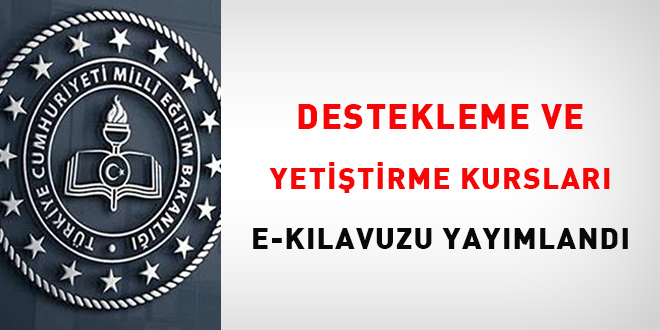 Destekleme ve Yetiştirme Kursları e-Kılavuzu yayımlandı
