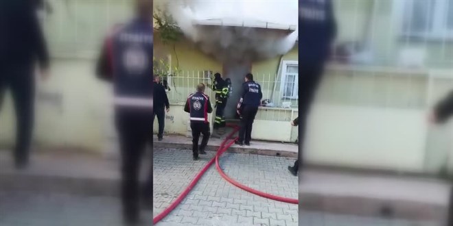 Amasya'da evinde yangın çıkan 94 yaşındaki kişi öldü
