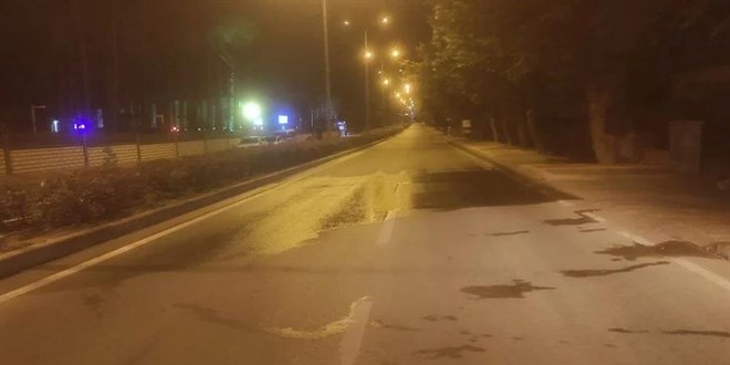 Motosikletten düşen 15 yaşındaki çocuk öldü