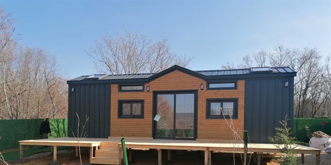 Edirne'de 'Tiny House' yıkımında arbede; gözaltılar var