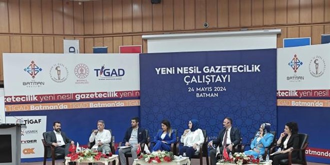 Yeni Nesil Gazetecilik Çalıştayı geniş bir katılımla Batman'da gerçekleştirildi