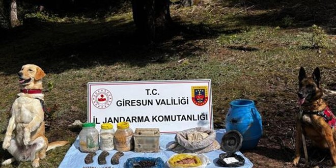 Giresun'da terör örgütünün kullandığı sığınak kullanılmaz hale getirildi