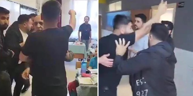 Sınıf basıp öğretmene saldıran 3 kişi gözaltına alındı