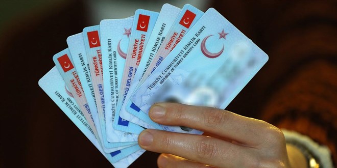 Trkiye'de yaklak 6 milyon kii ipli kimlik kartna gemedi