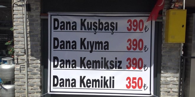 O ilde kasaplardan kırmızı ete yüzde 30 indirim