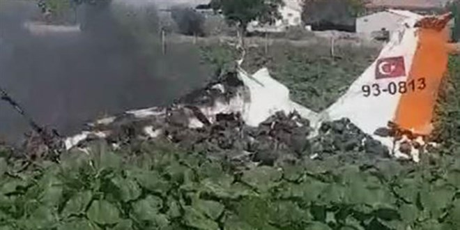 Kayseri'de eğitim uçağı düştü: 2 şehit