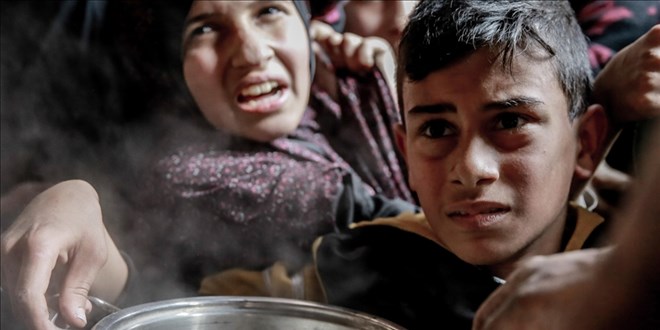 UNICEF: Gazze'de 10 �ocuktan 9'u ciddi g�da k�tl���yla m�cadele ediyor