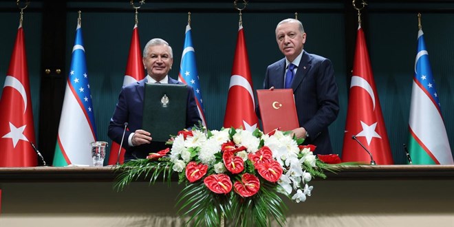 Türkiye ile Özbekistan arasında 18 anlaşma imzalandı