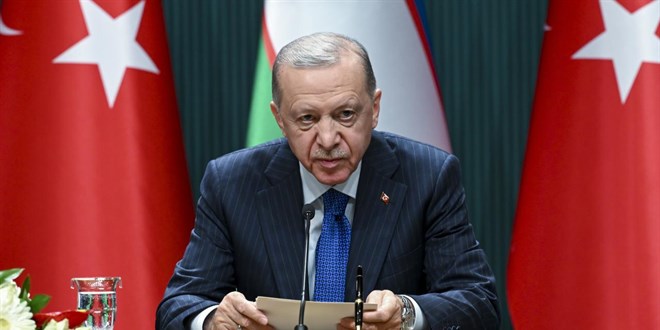 Erdoğan: Özbekistan ile ticaret hacmimizde hedef 10 milyar dolar