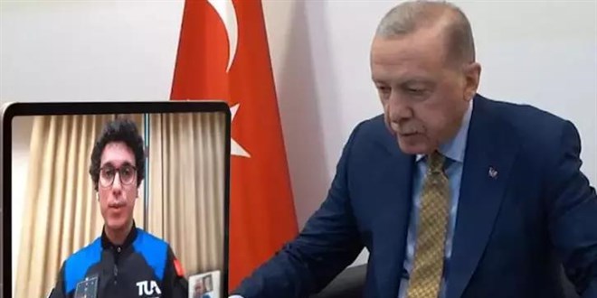 Erdoğan'dan Astronot Tuva Cihangir Atasever'e: Son olmayacaksın