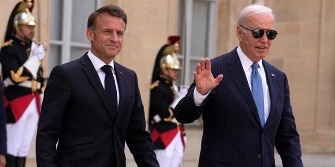 Biden ve Macron'dan yüzlerce Filistinlinin öldürüldüğü operasyona destek