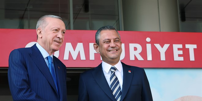 Cumhurbaşkanı Erdoğan'ın Özgür Özel ziyareti sona erdi