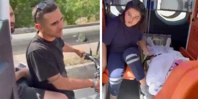 İstanbul'da magandalar ambulansa yol vermedi, hastayı görmek istedi