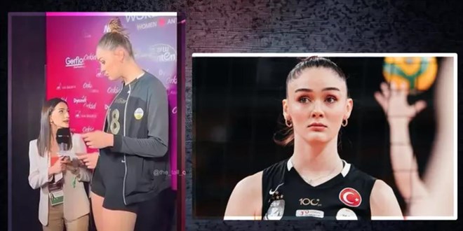 Zehra Güneş'in muhabirle boy farkı olay oldu