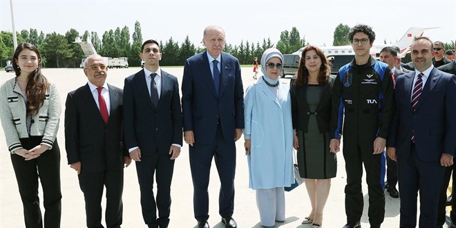 Cumhurbaşkanı Erdoğan, astronot Atasever'i kabul etti