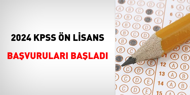 2024 KPSS Ön Lisans başvuruları başladı