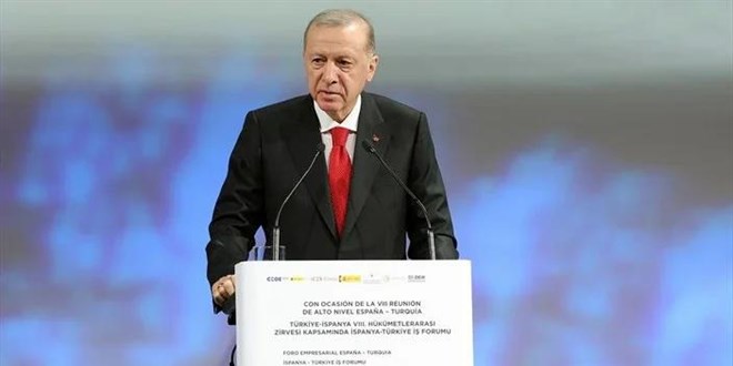 Cumhurbaşkanı Erdoğan'dan İspanya'ya Gazze teşekkürü