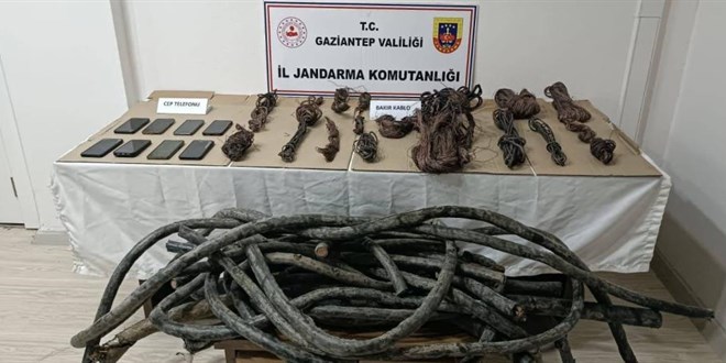 Devlet kurumundan 5 milyon liralık kablo vurgununa jandarma darbesi