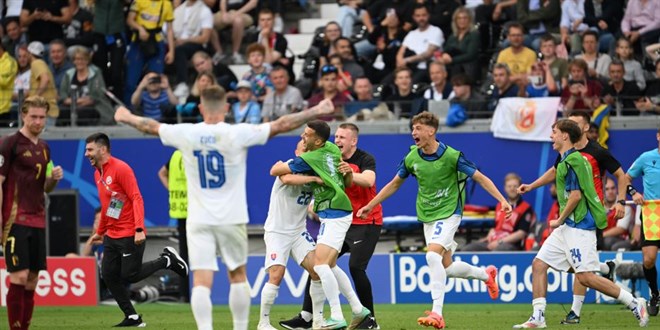 Belçika, EURO 2024'teki ilk maçında Slovakya'ya yenildi