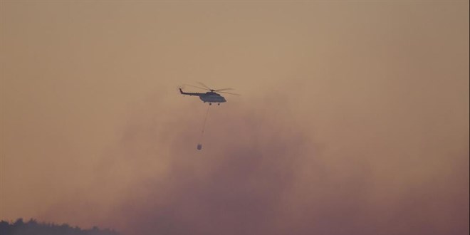 Çanakkale'deki orman yangını kontrol altına alındı