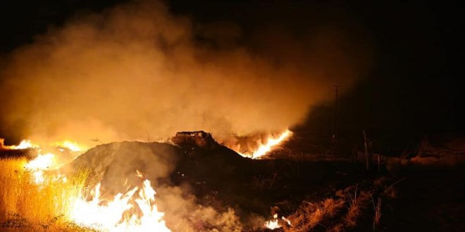 Şırnak'ta 7 köye sıçrayan anız yangını kontrol altına alındı