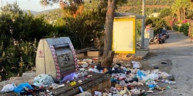Tatili bitti, Bodrum'da 8 günde 9 bin 400 ton toplandı