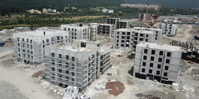 Hatay'da 488 kalıcı konutun anahtar teslimi 29 Ekim'de yapılacak