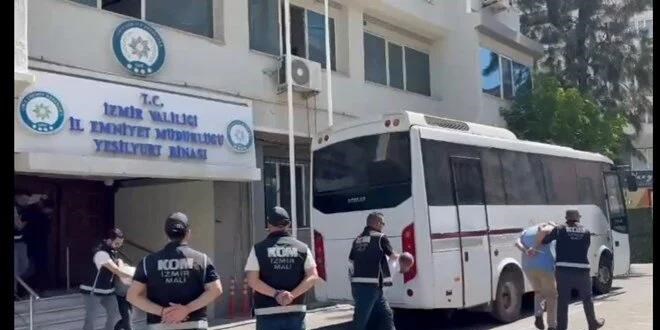zmir merkezli tefecilik operasyonunda 2 tutuklama