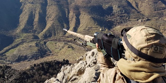 Irak'ın kuzeyinde 2 terörist etkisiz hale getirildi
