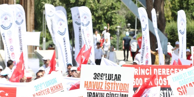 Büyük devlet memurları mitingi Anıtpark'ta gerçekleşti