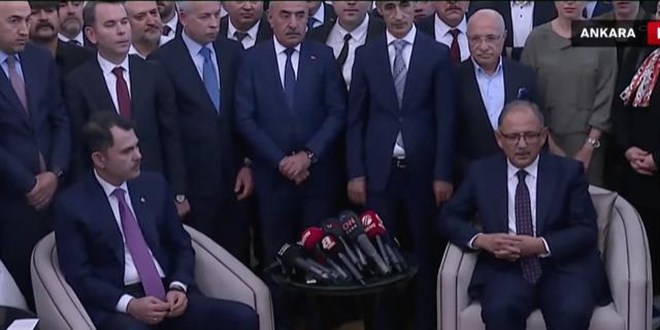 Çevre, Şehircilik ve İklim Değişikliği Bakanlığı'nda devir teslim