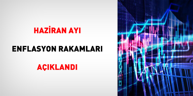 Haziran ayı enflasyon rakamları açıklandı