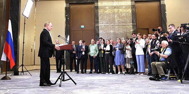 Putin: Erdoğan'ın siyasi iradesi uluslararası barışa katkı sunuyor