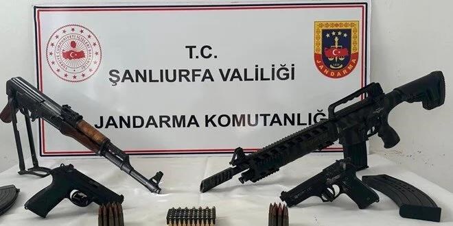 anlurfa'da silah kaakl operasyonu: 1 gzalt