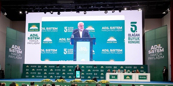 Zekeriya Yapıcıoğlu HÜDA PAR genel başkanlığına yeniden seçildi