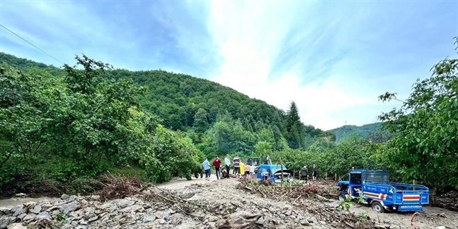 Ordu'da sel ve heyelan: Yaşlı kadın hayatını kaybetti