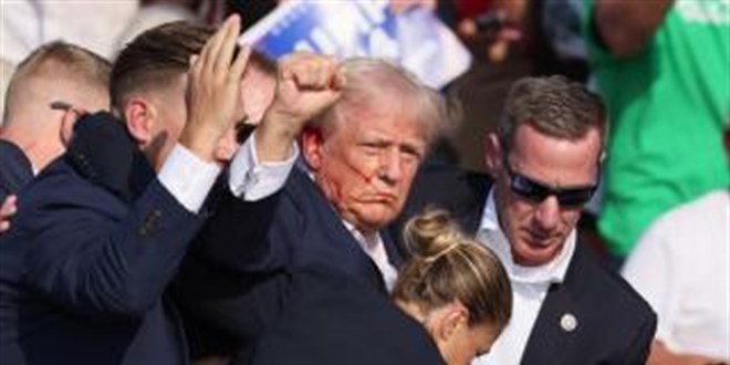 Silahlı saldırıya uğrayan Trump'tan açıklama