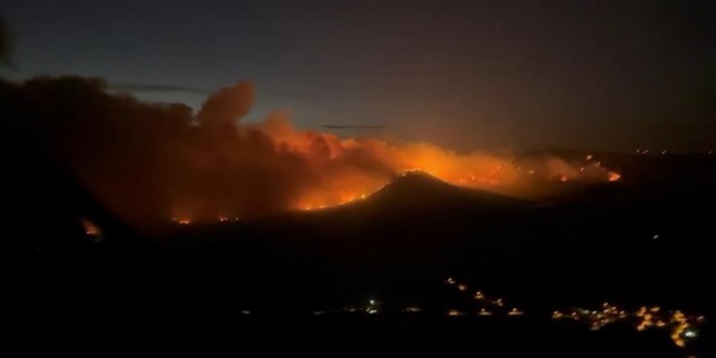 Soma'daki yangnda bir mahalle daha tahliye edildi