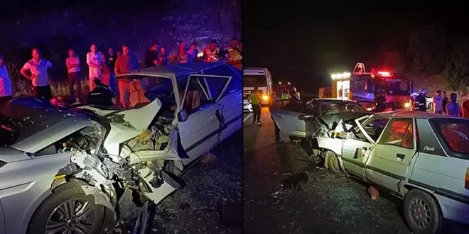 Isparta'da otomobiller çarpıştı: 2'si çocuk 3 ölü, 10 yaralı