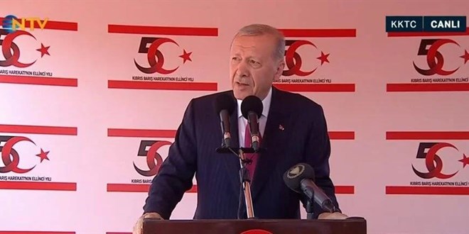 Cumhurbaşkanı Erdoğan: KKTC bizim göz bebeğimizdir