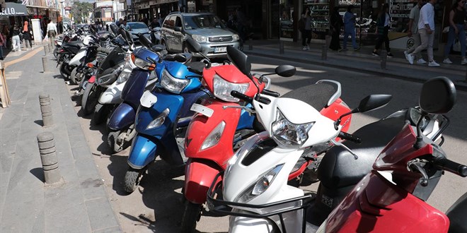 Motosiklet sayısı 4 ilde otomobili solladı