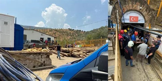 İzmir'de madende işçilerin üzerine kaya parçaları düştü: 2 yaralı