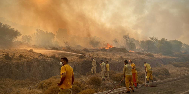 zmir'deki orman yangn 8 saat sonra kontrol altna alnd