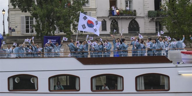 Paris Olimpiyatlar'nda Gney Koreli sporcular Kuzey Koreli olarak tantld